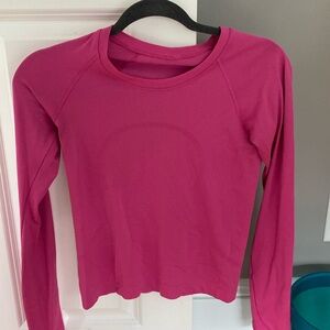 sonic pink swiftly tech long sleeve